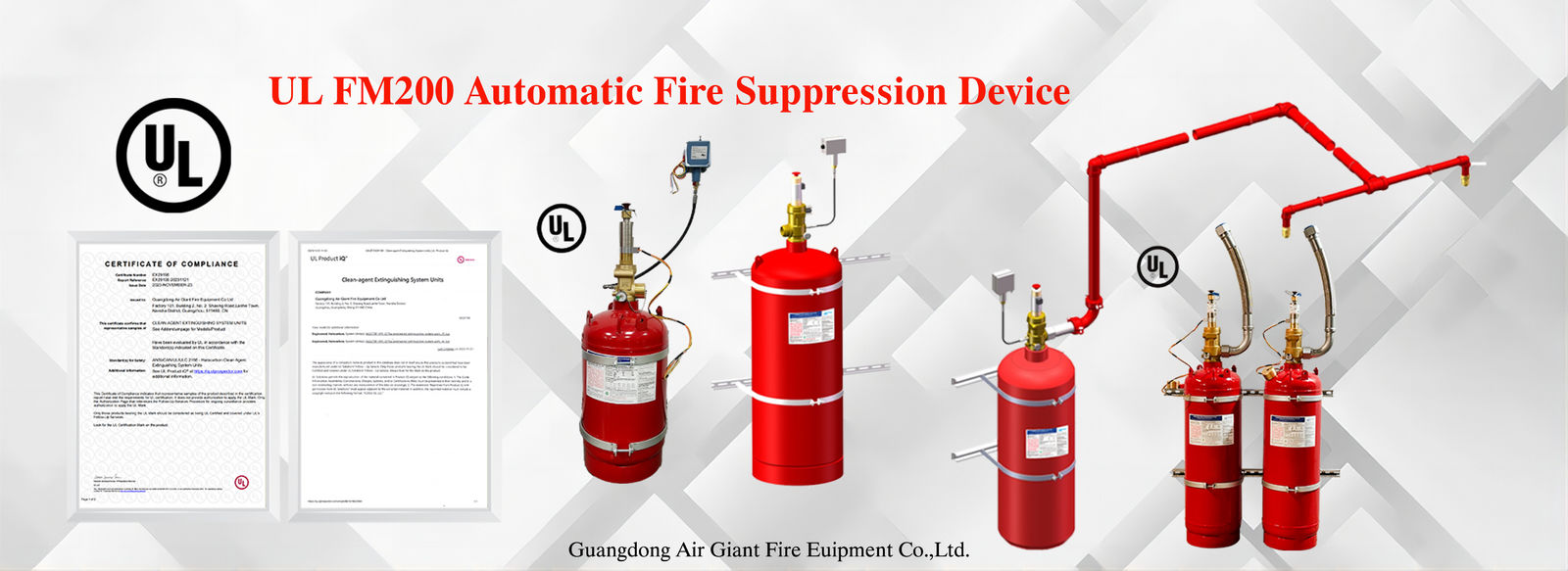 Chất lượng hệ thống chữa cháy fm200 Nhà máy