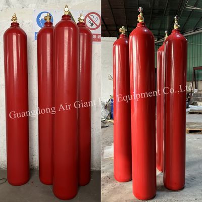Chất lượng  GUANGZHOU Factory Of Inert Gas Argon IG55 IG100 IG541 Fire Extinguishing System Cylinder Nhà máy