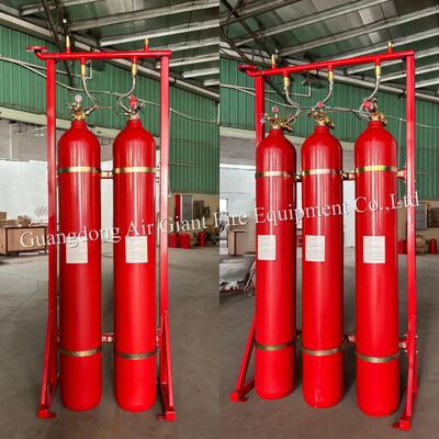 Chất lượng  Network Type IG55 Inert Gas Fire Suppression System with 150-300 Bar Operating Pressure -10-50°C Storage Temperature and Audible And Visual Alarm Nhà máy