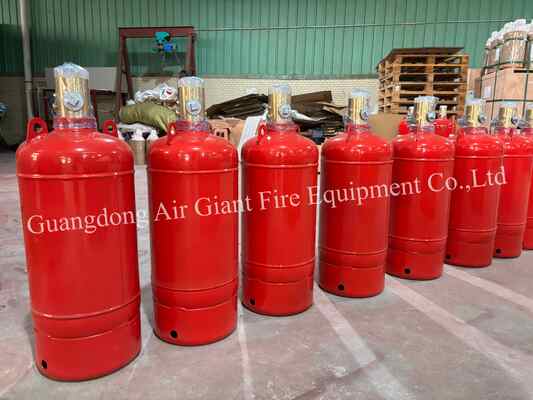 Chất lượng  Enclosed Flooding Novec 1230 Fire Suppression System Cylinder with 4.2MPa Storage Pressure and Residue-Free Design for Anechoic Chambers Nhà máy
