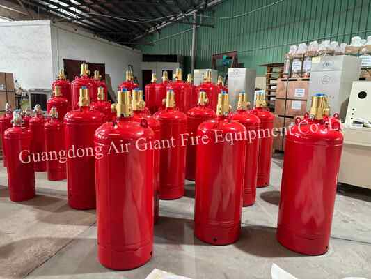 Chất lượng  Insulated FM200 Fire Extinguishing System Cylinder Without Residue For Telecommunication Room Nhà máy