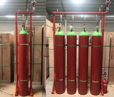 Bình chữa cháy hệ thống chữa cháy bằng khí Argonite IG55 kèm theo lũ lụt