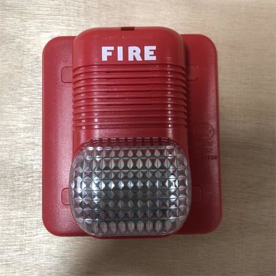 Hệ thống FM200 Báo động cháy DC24V nhấp nháy màu đỏ và tiếng bíp Báo động âm thanh và ánh sáng