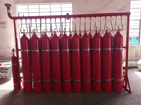 IG541 Hệ thống dập lửa khí trơ với phát hiện ngọn lửa 200-300 Bar 10-50 °C