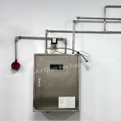 Phòng bếp ẩm ướt Hệ thống dập lửa hóa học với dung lượng chứa chất phản ứng 12L