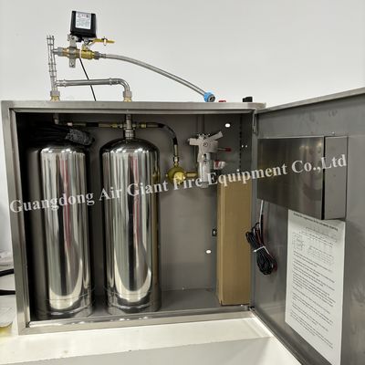 Hệ thống dập lửa hóa chất ướt nhà bếp thương mại 12 KG chuyên nghiệp với nhiều phương pháp khởi động