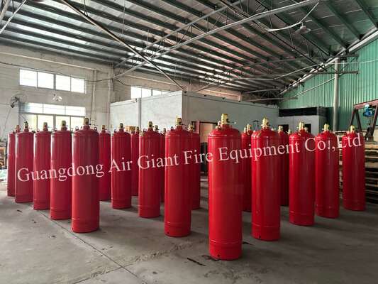 Hệ thống dập lửa tự động FM200 Cylinder không ô nhiễm cho thư viện